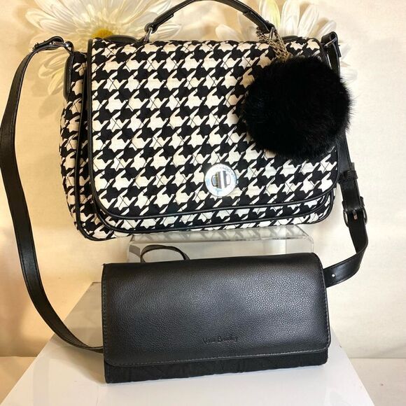 Vera Bradley Handbags - NWOT Vera Bradley Houndstooth SET
